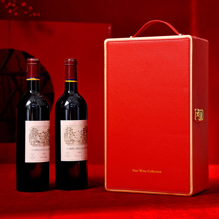red gift box for wine