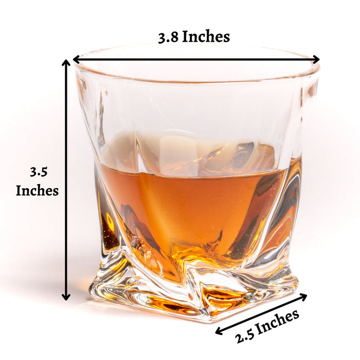 whiskey glass size