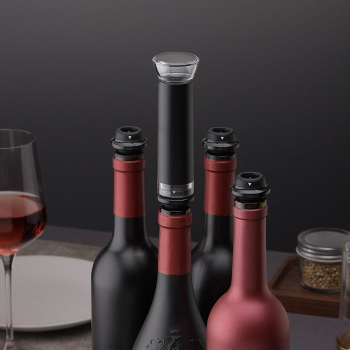 wine opener set vacuum stopper for red wine